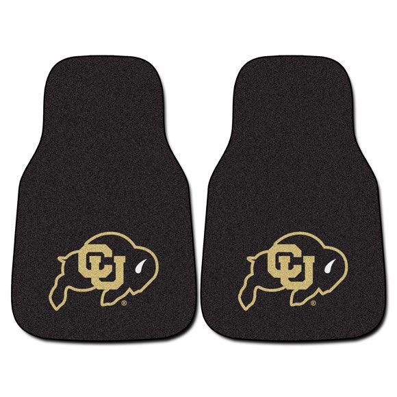 University of Colorado 2Pk Carpet Car Mat Set - Military Republic