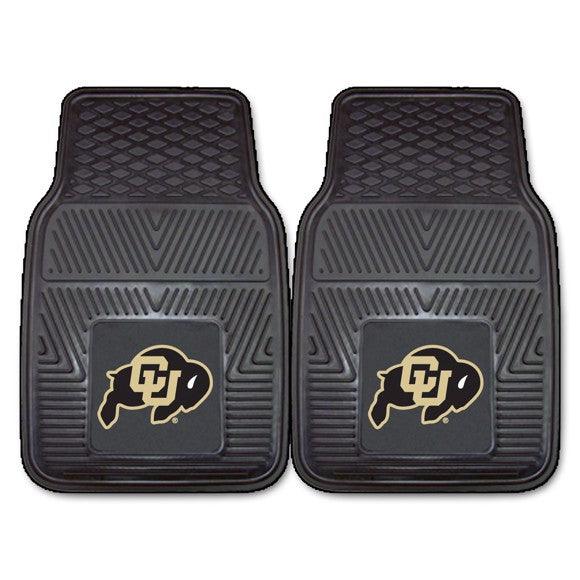 University of Colorado 2pk Heavy Duty Vinyl Car Mat Set - Military Republic