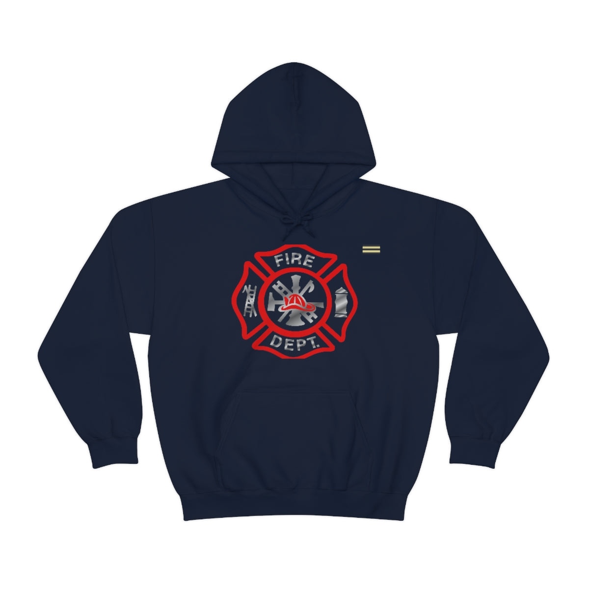 Firefighter Red Logo Hoodie
