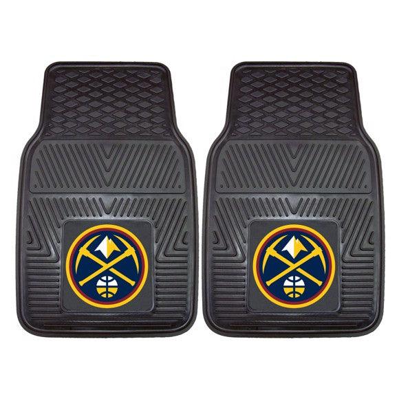 Denver Nuggets 2pk Heavy Duty Vinyl Car Mat Set - Military Republic