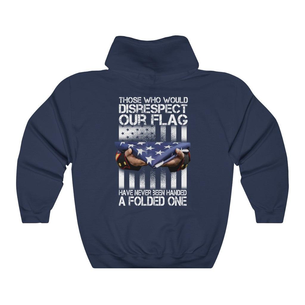 US Folded Flag Hoodie - Military Republic