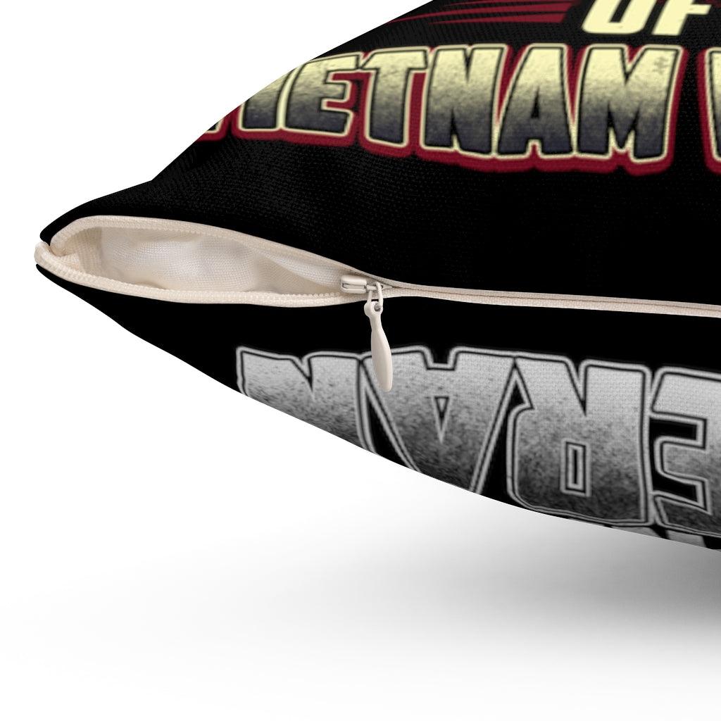 Proud Son of Vietnam Veteran - Spun Polyester Square Pillow - Military Republic