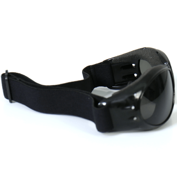 Eliminator Style Motorcycle Riding Goggles With Smoke Lenses - Military Republic