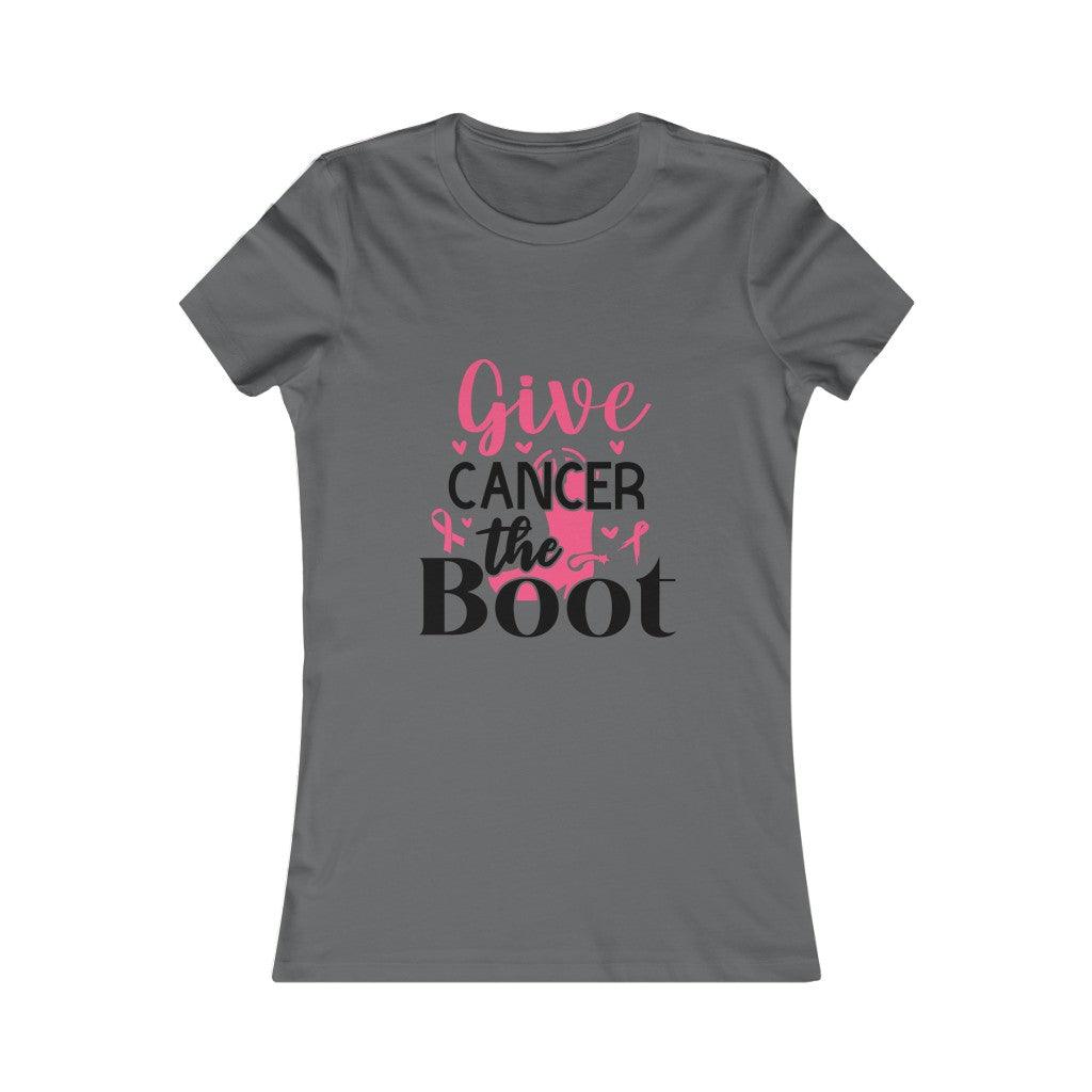 Give Cancer The Boot T-shirt - Military Republic