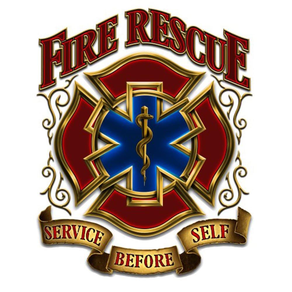 Fire Rescue Service Before Self Decal-Military Republic