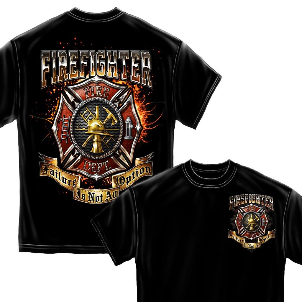Firefighter Failure Is Not An Option T-Shirt - Military Republic