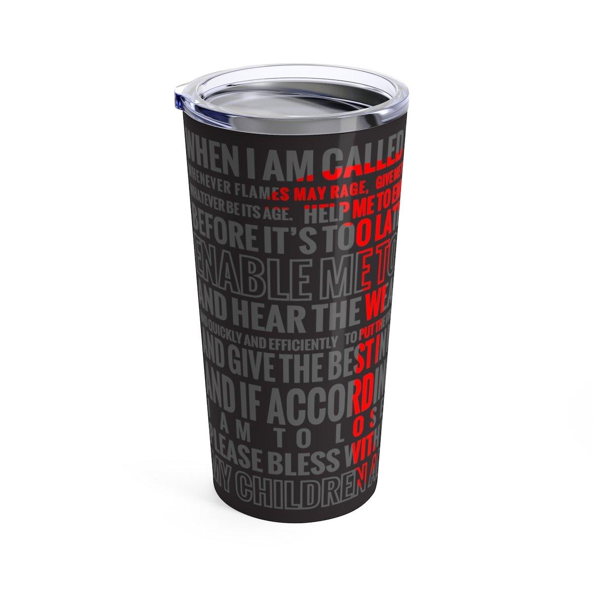 Fireman's Prayer 20oz Tumbler - Military Republic