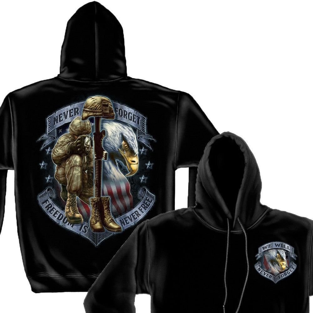 Freedom Is Never Free T Shirt-Military Republic