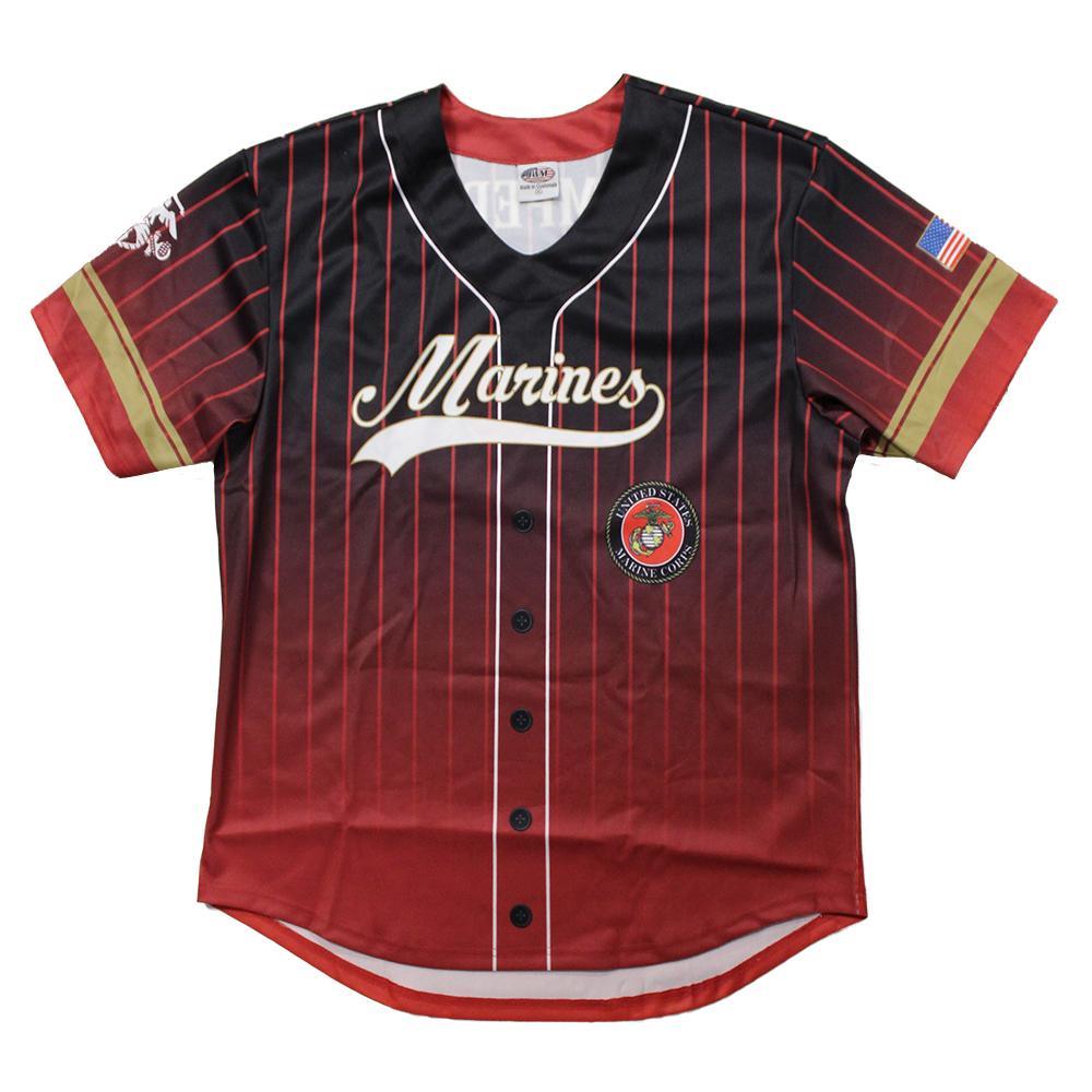 Full sublimation U.S. Marines Baseball Jersey - Military Republic