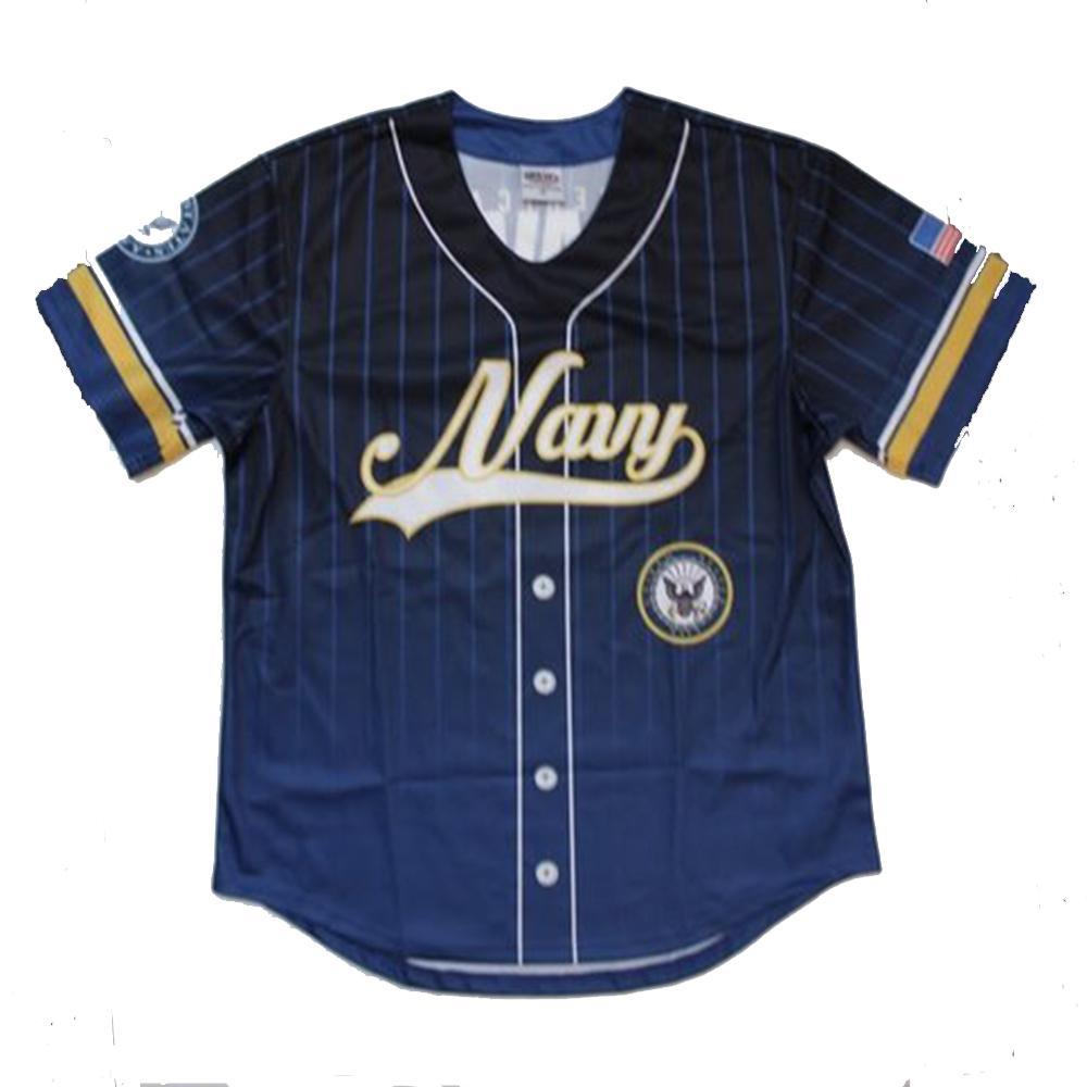 Full sublimation U.S. Navy Baseball Jersey - Military Republic
