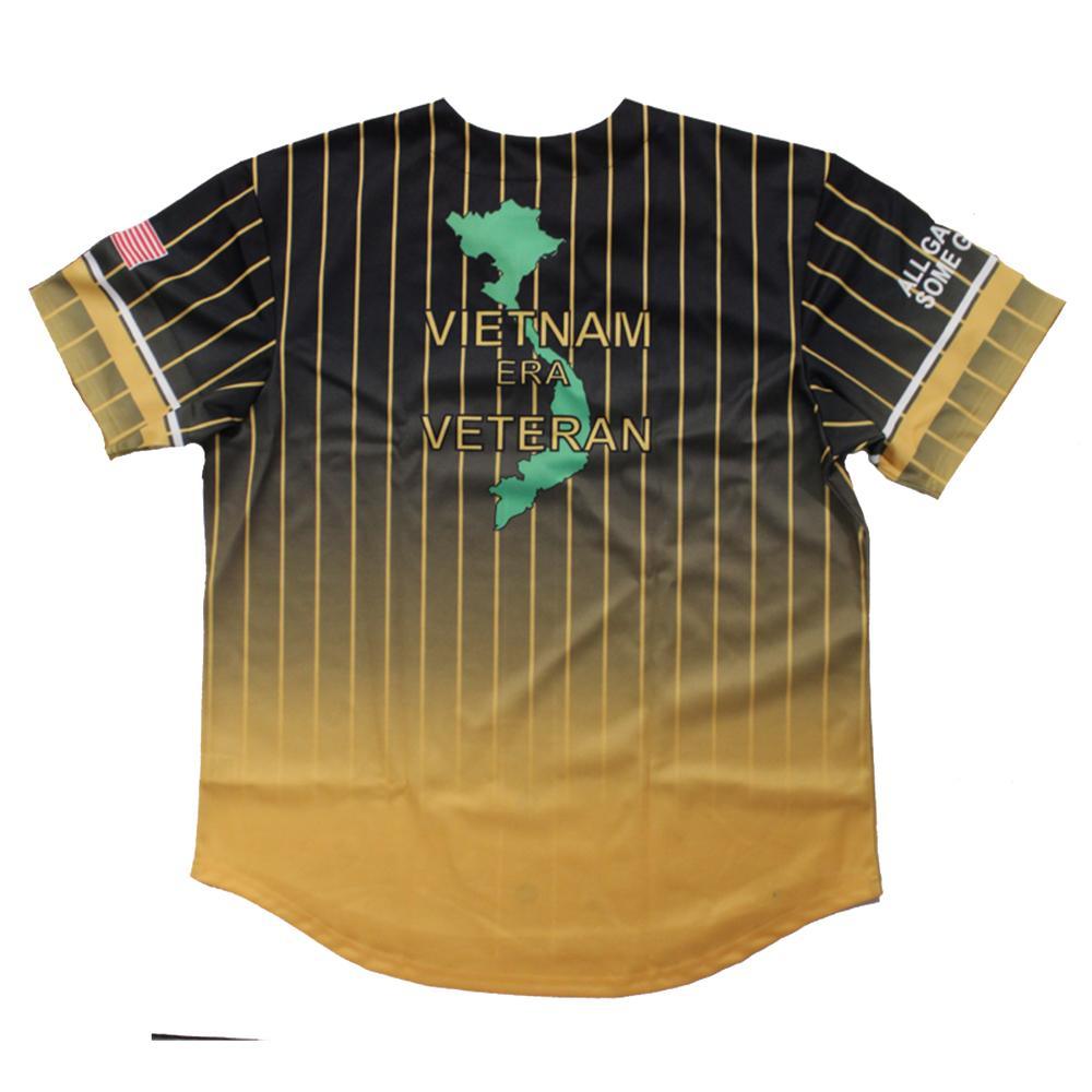 Full sublimation Vietnam Veteran Baseball Jersey - Military Republic
