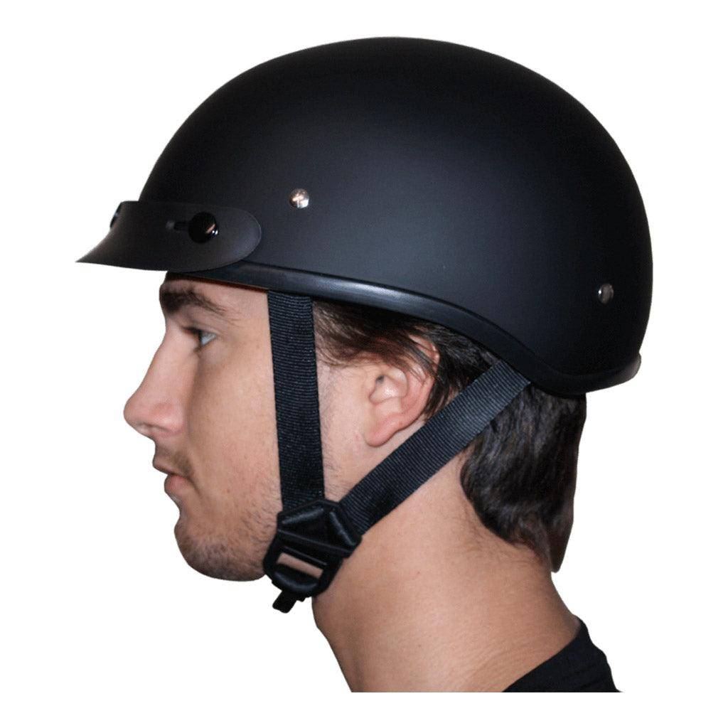 Soar High Flying Bald Eagle and Flag Motorcycle Half Helmet - Military Republic