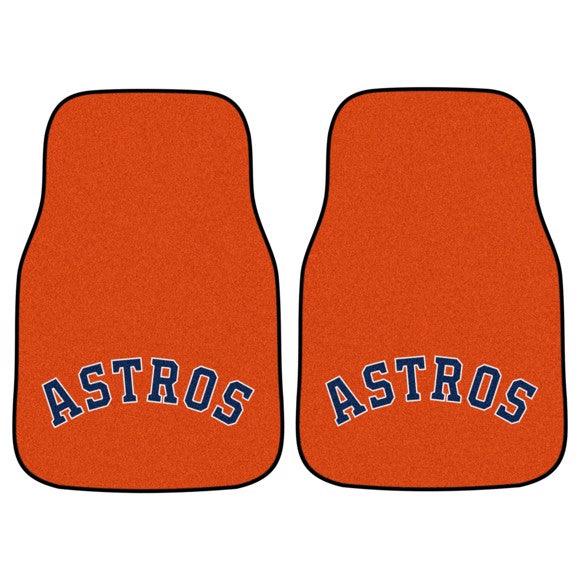 Houston Astros 2Pk Carpet Car Mat Set - Military Republic