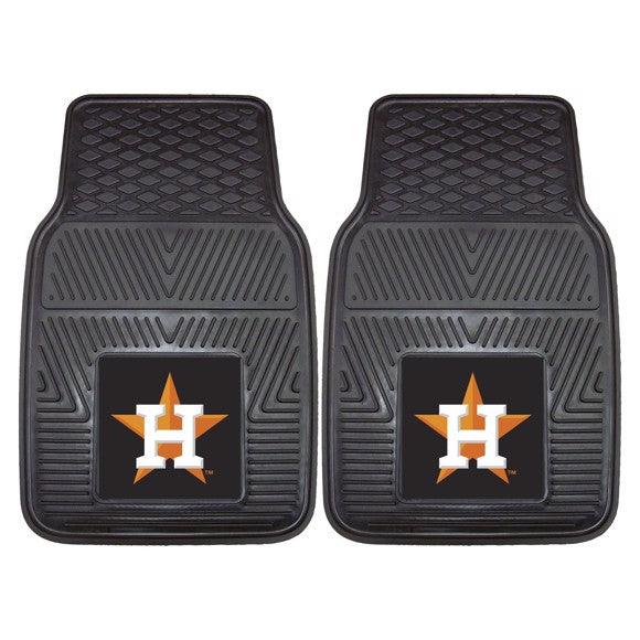 Houston Astros 2pk Heavy Duty Vinyl Car Mat Set - Military Republic