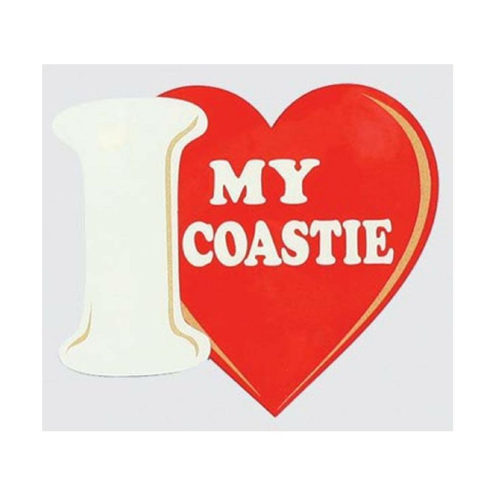 I Love My Coastie Decal-Military Republic