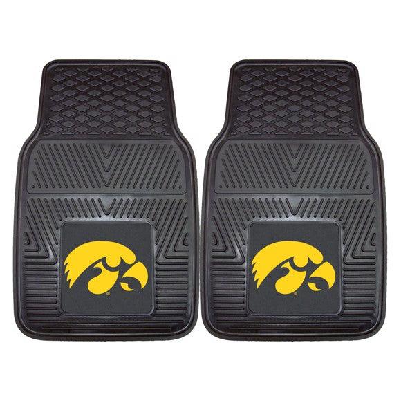 University of Iowa 2pk Heavy Duty Vinyl Car Mat Set - Military Republic