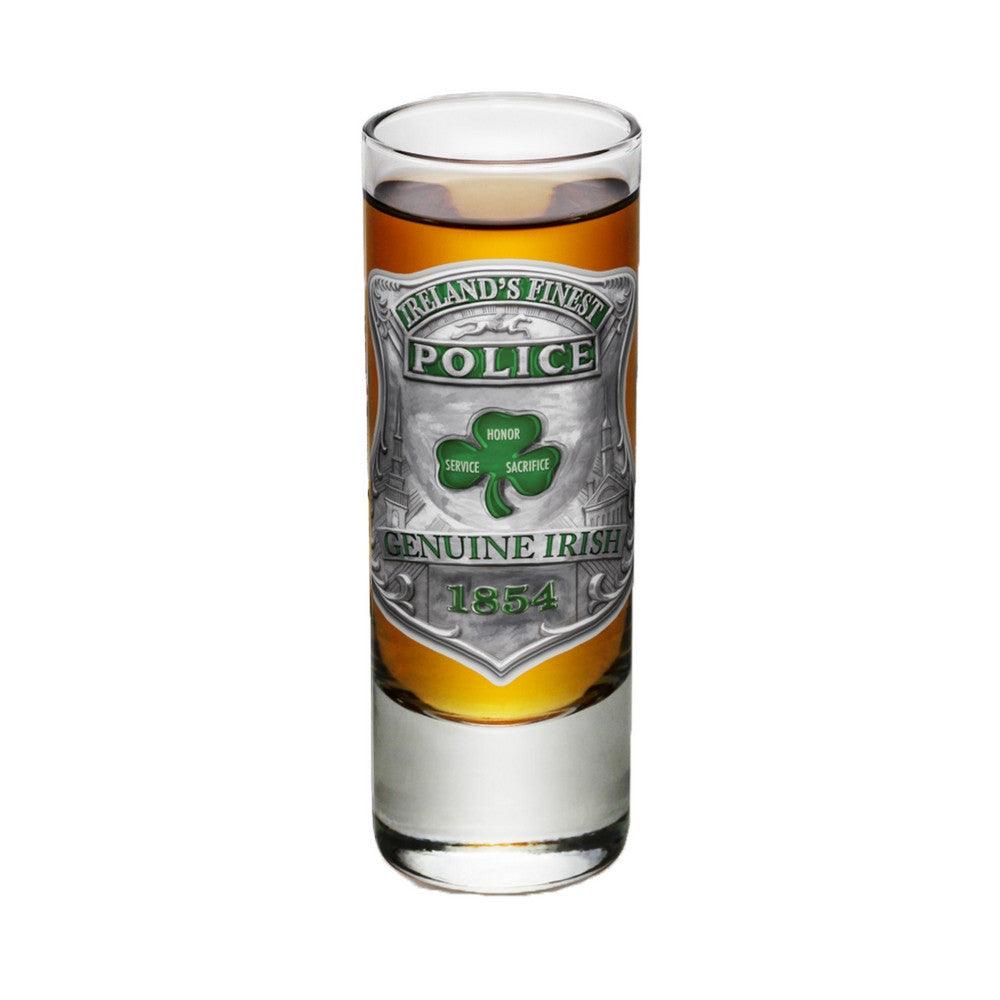 Ireland's Finest Police Shot Glasses-Military Republic