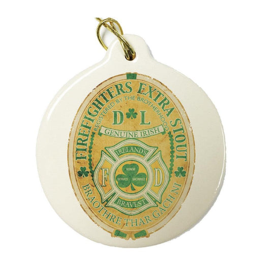Irish Firefighter Christmas Ornament-Military Republic