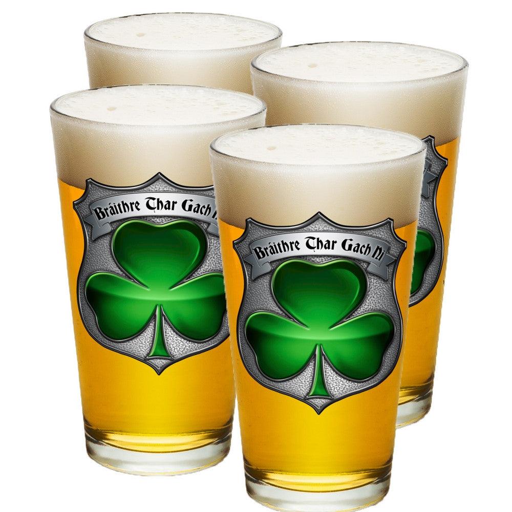 Irish Police Pint Glasses-Military Republic