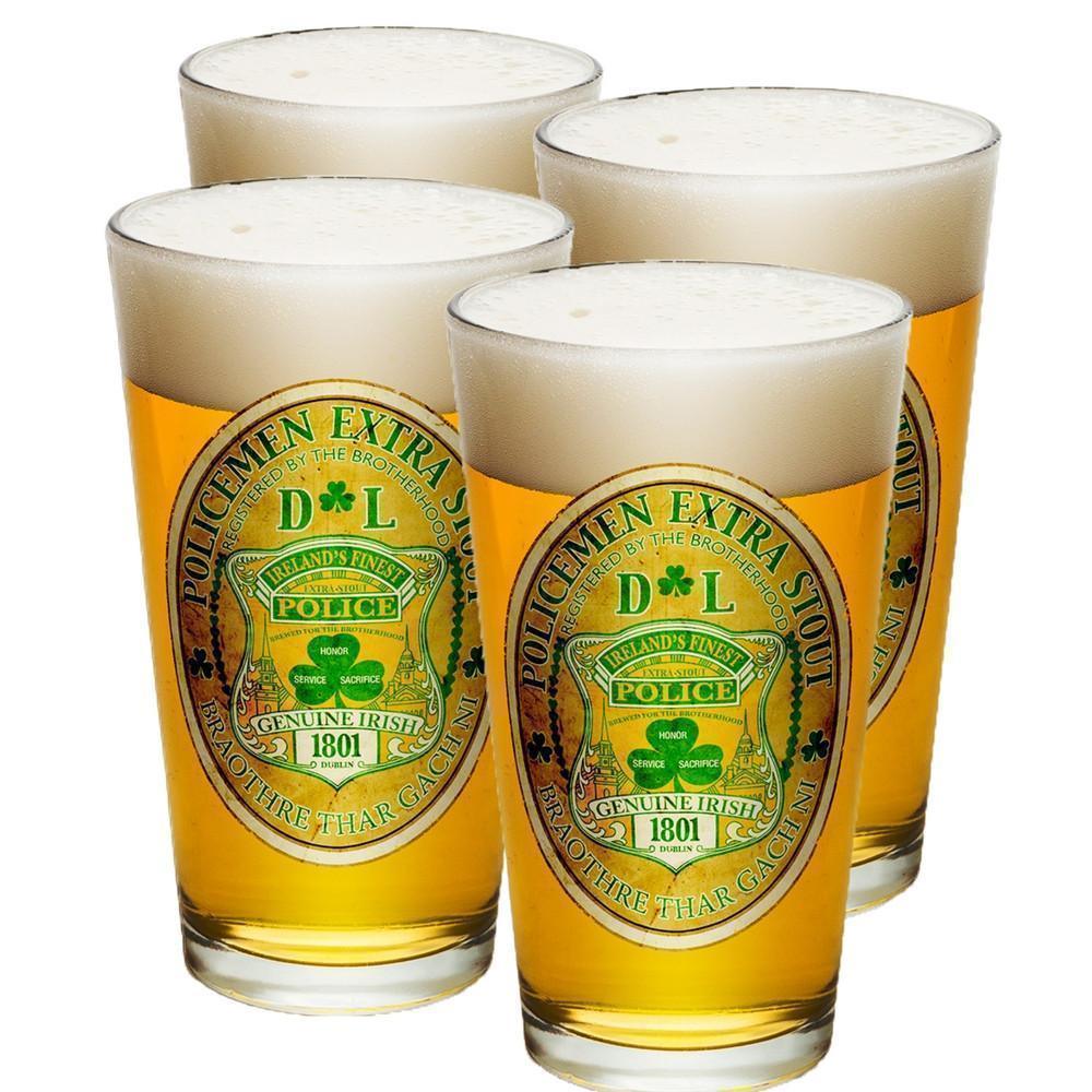Irish Police Pint Glasses-Military Republic