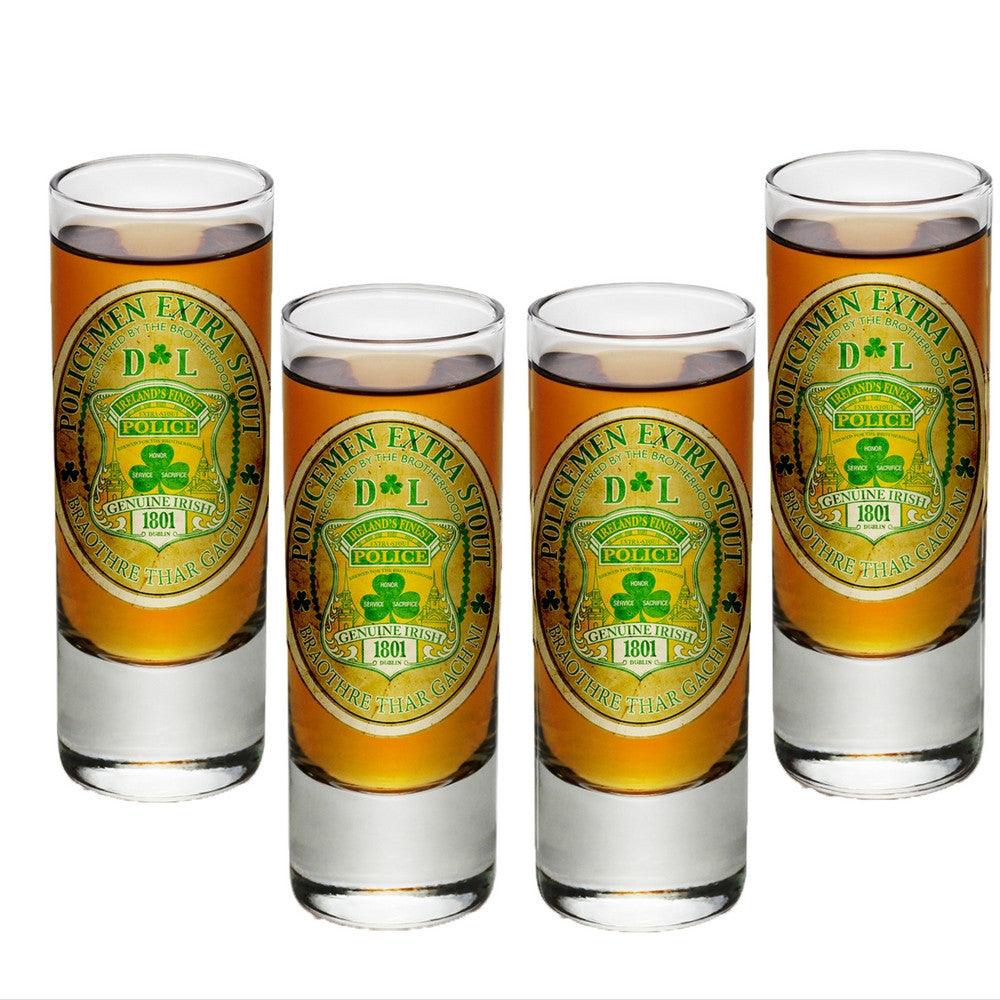 Irish Police Shot Glasses-Military Republic