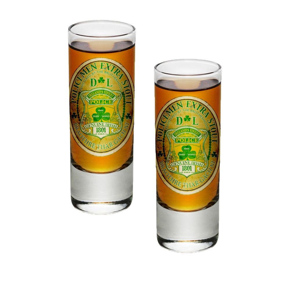 Irish Police Shot Glasses-Military Republic