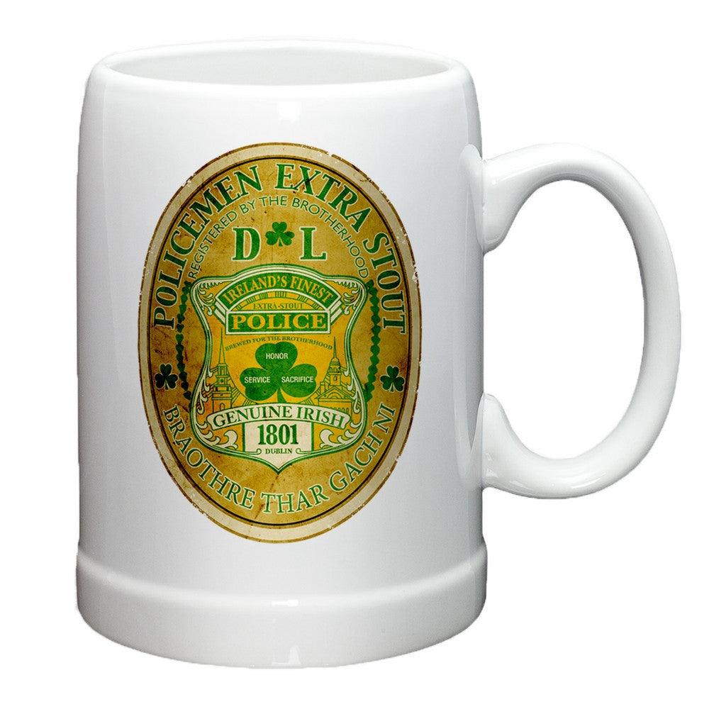 Irish Police Stoneware Mug Set-Military Republic