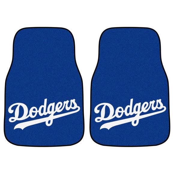 Los Angeles Dodgers 2Pk Carpet Car Mat Set - Military Republic