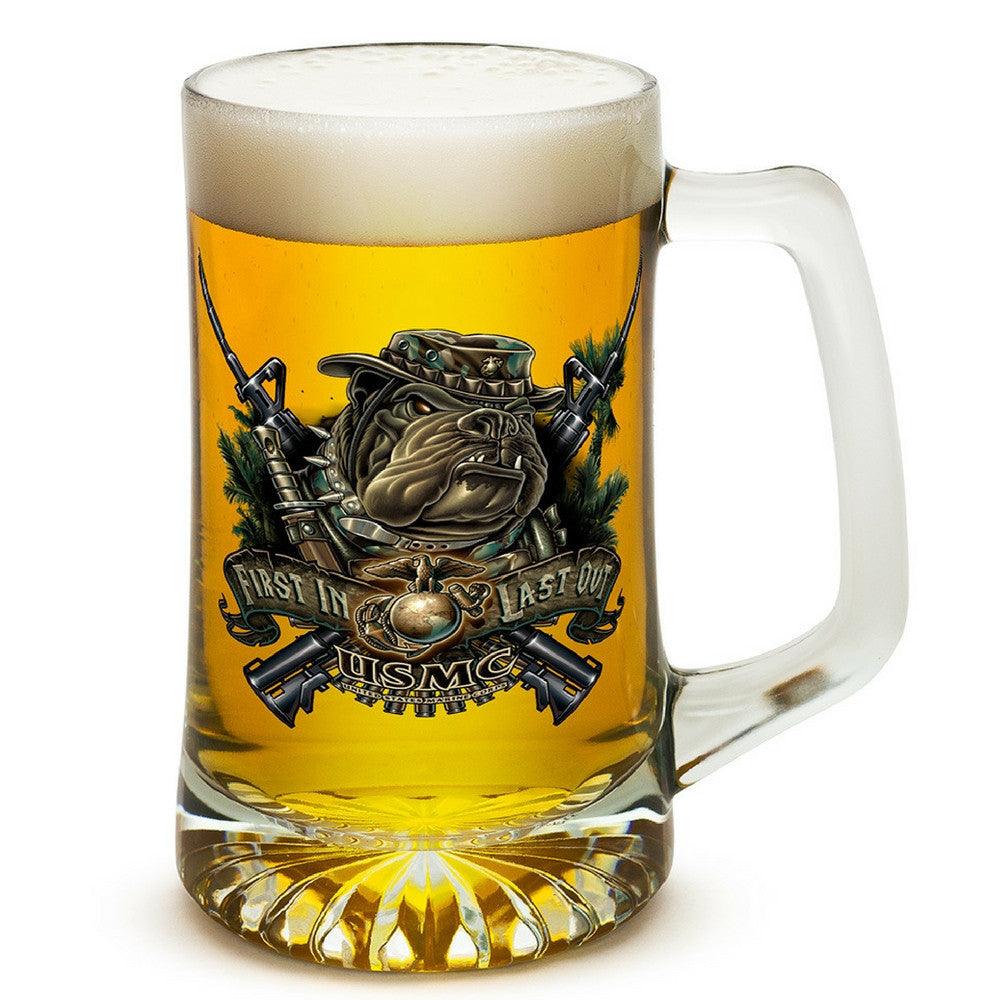 Marines Dog First In Last Out Tankard-Military Republic