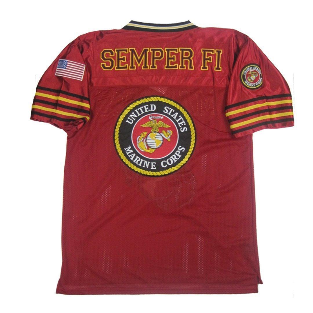 Marines Football Jersey-Military Republic