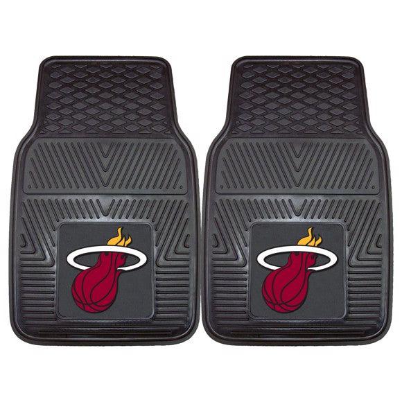 Miami Heat 2pk Heavy Duty Vinyl Car Mat Set - Military Republic