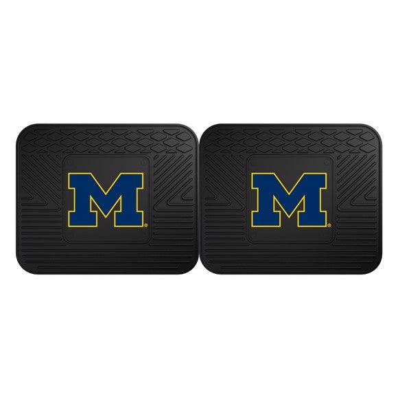 University of Michigan 2pk Heavy Duty Vinyl Car Mat Set - Military Republic