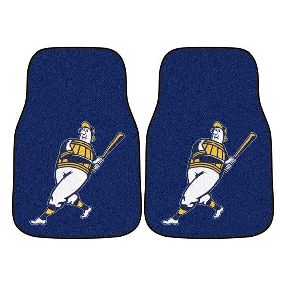 Milwaukee Brewers 2Pk Carpet Car Mat Set - Military Republic