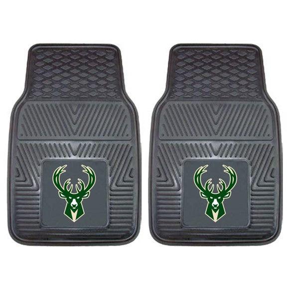 Milwaukee Bucks 2pk Heavy Duty Vinyl Car Mat Set - Military Republic