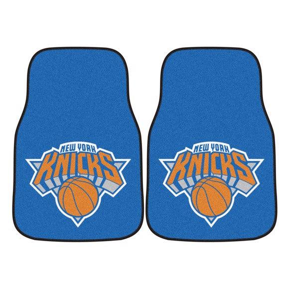 New York Knicks 2Pk Carpet Car Mat Set - Military Republic