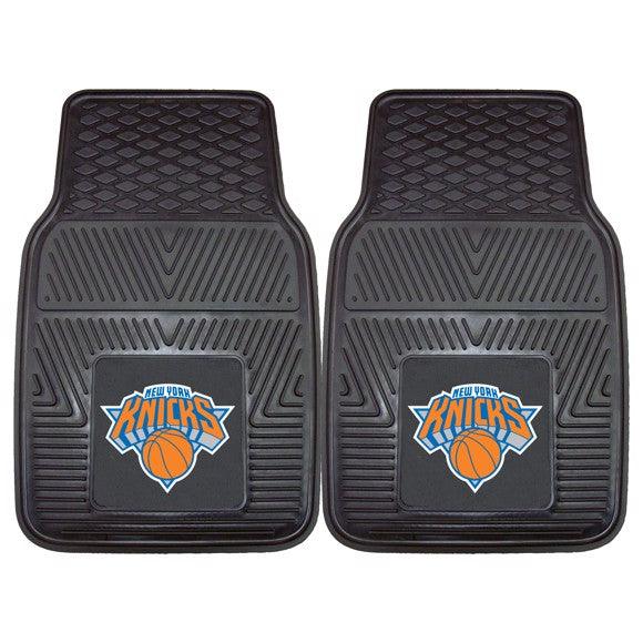 New York Knicks 2pk Heavy Duty Vinyl Car Mat Set - Military Republic