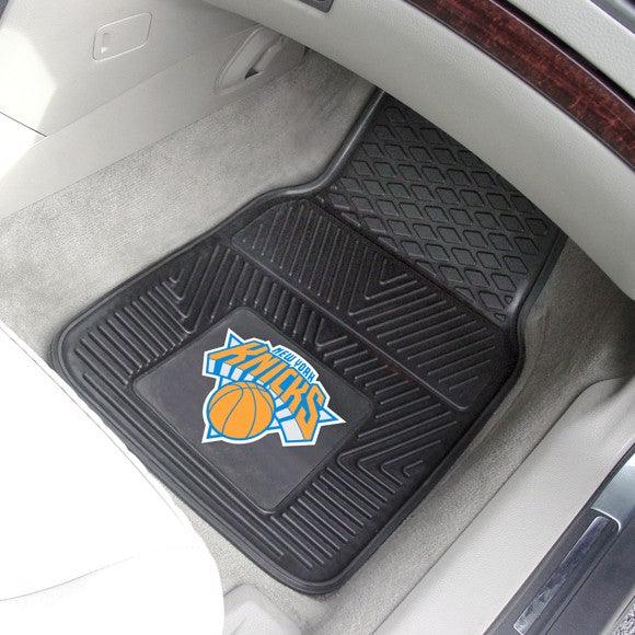 New York Knicks 2pk Heavy Duty Vinyl Car Mat Set - Military Republic