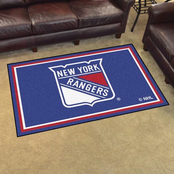 New York Rangers Ultra Plush Area Rug - Military Republic