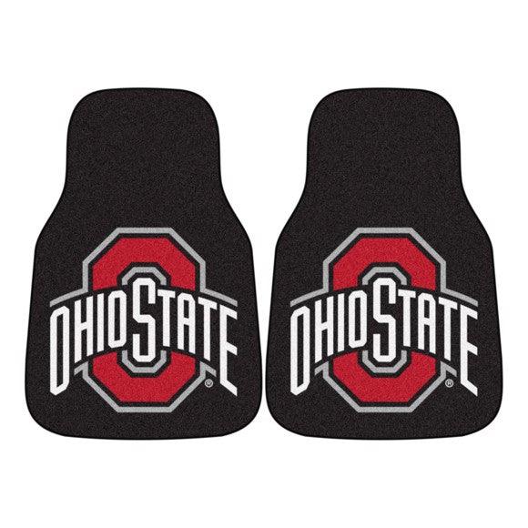 Ohio State University 2Pk Carpet Car Mat Set - Military Republic