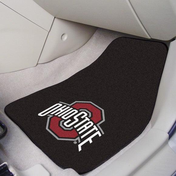 Ohio State University 2Pk Carpet Car Mat Set - Military Republic