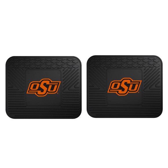 Oklahoma State University 2pk Heavy Duty Vinyl Car Mat Set - Military Republic