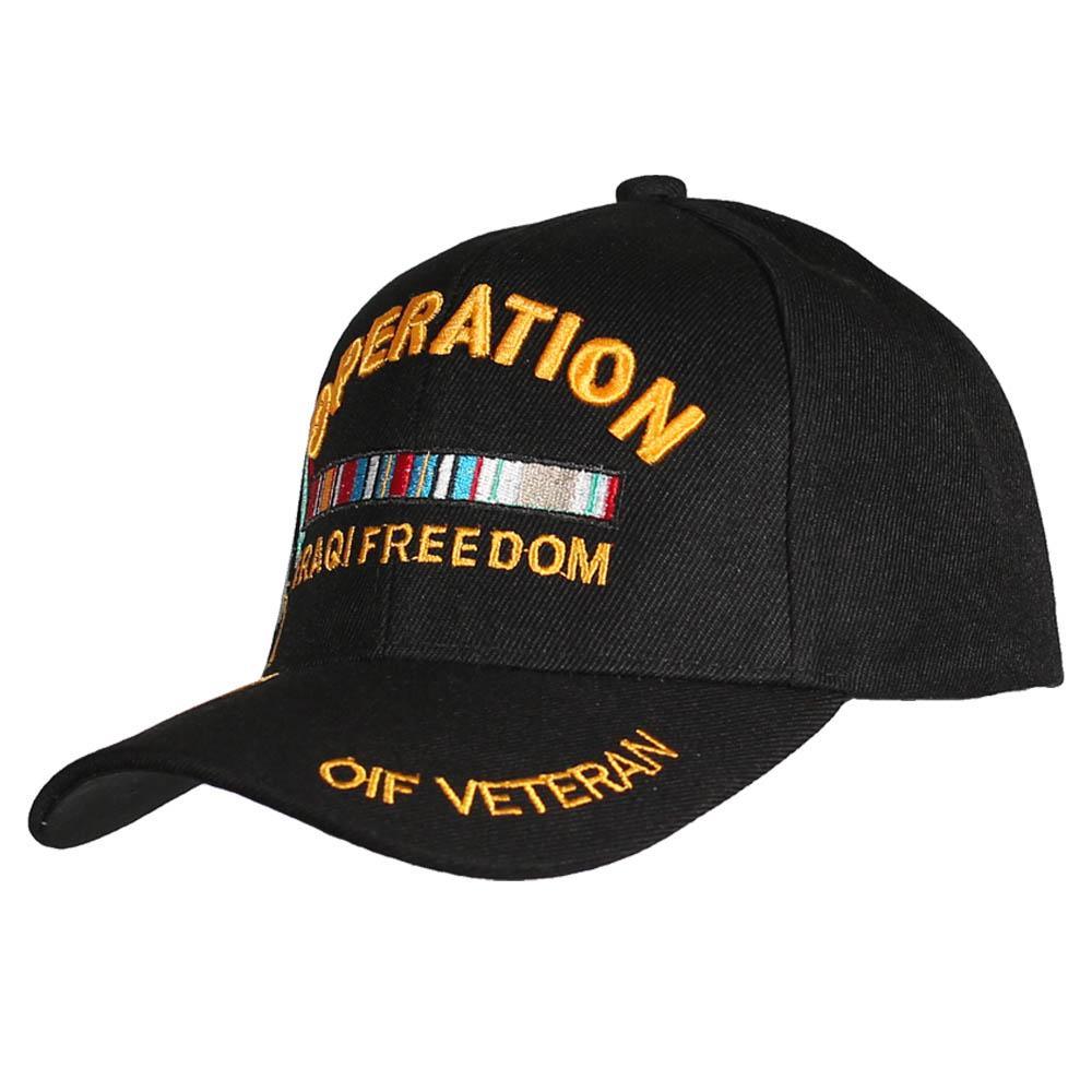 Operation Iraqi Freedom Veteran Medal Cap - Black - Military Republic