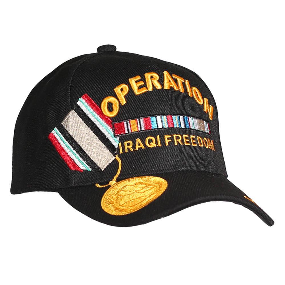 Operation Iraqi Freedom Veteran Medal Cap - Black - Military Republic