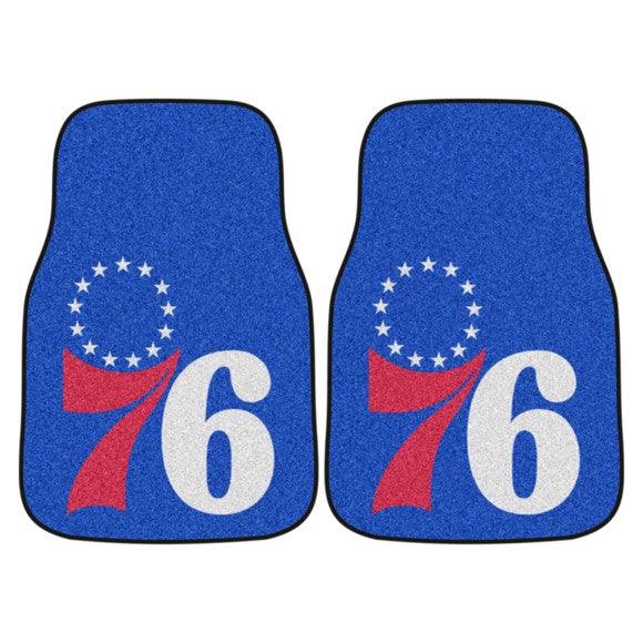 Philadelphia 76ers 2Pk Carpet Car Mat Set - Military Republic