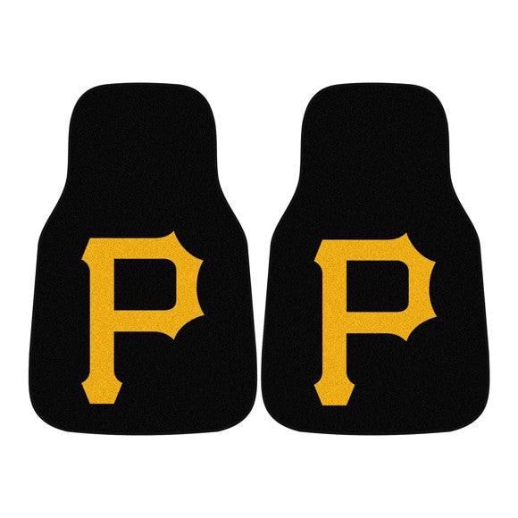Pittsburgh Pirates 2Pk Carpet Car Mat Set - Military Republic