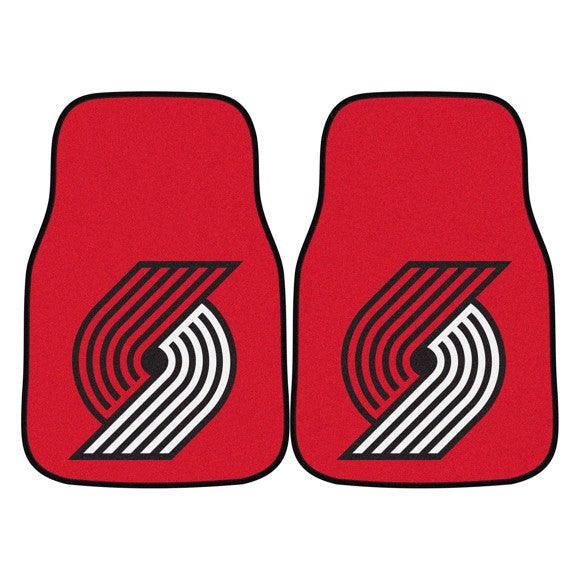 Portland Trail Blazers 2Pk Carpet Car Mat Set - Military Republic