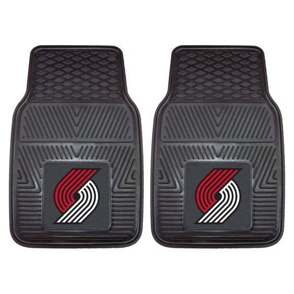 Portland Trail Blazers 2pk Heavy Duty Vinyl Car Mat Set - Military Republic