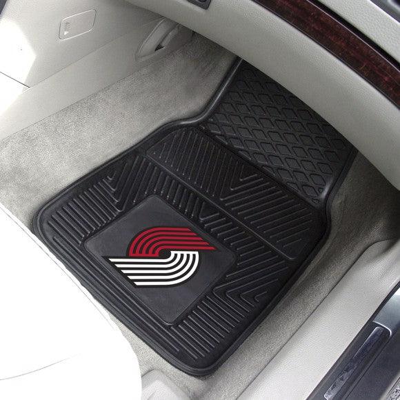 Portland Trail Blazers 2pk Heavy Duty Vinyl Car Mat Set - Military Republic