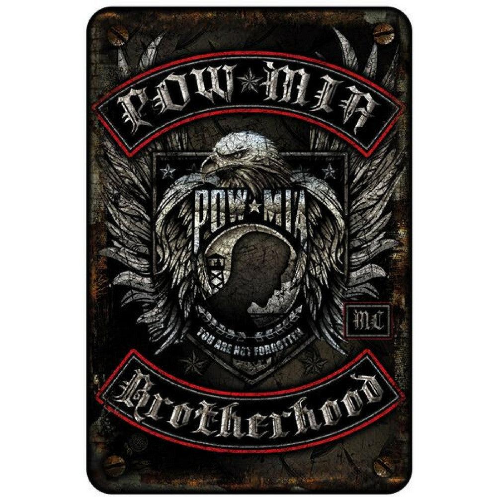 POW MIA Aluminum Sign-Military Republic