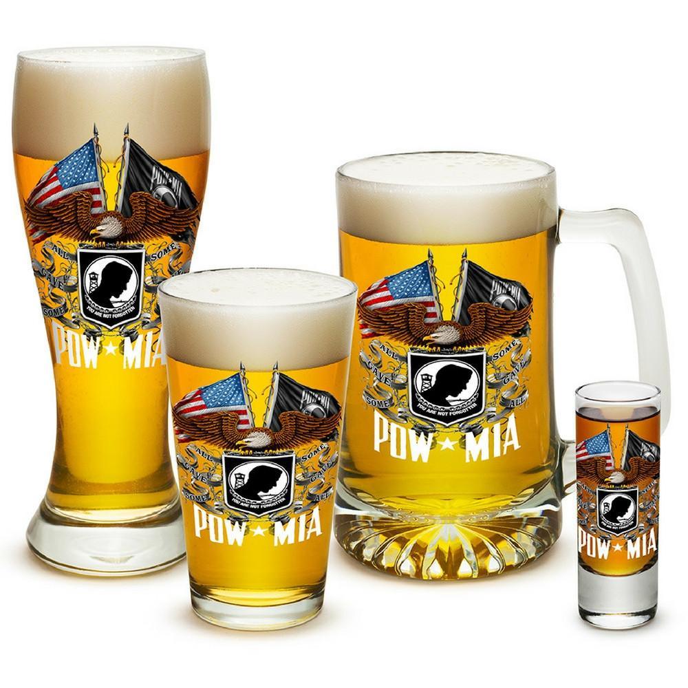 POW MIA Double Flag Collectors Set-Military Republic